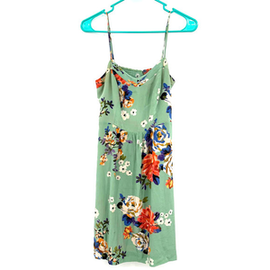 Moulinette Soeurs size‎ 2 floral sleeveless dress lined silk